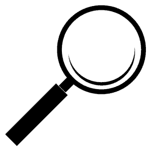 Magnifying glass logo for Mighty Measure Full Service Consulting